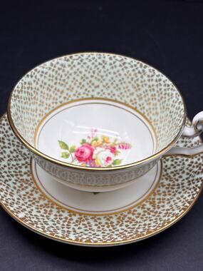 Vintage Victoria Bone China C & E Cartwright & Edwards Teacup Cup Saucer England